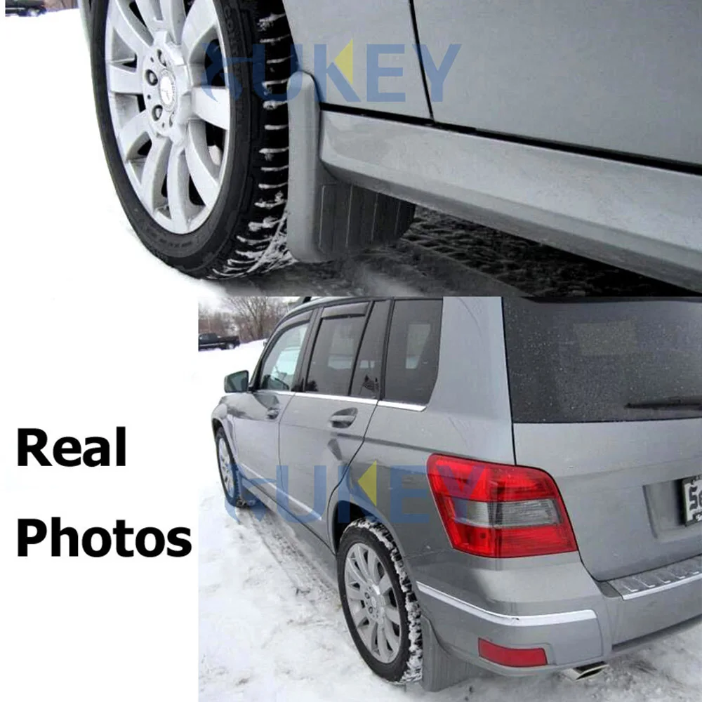 Комплект литых брызговиков для Mercedes Benz GLK Class X204 2008 2015 брызговики Брызговики 2009 2010
