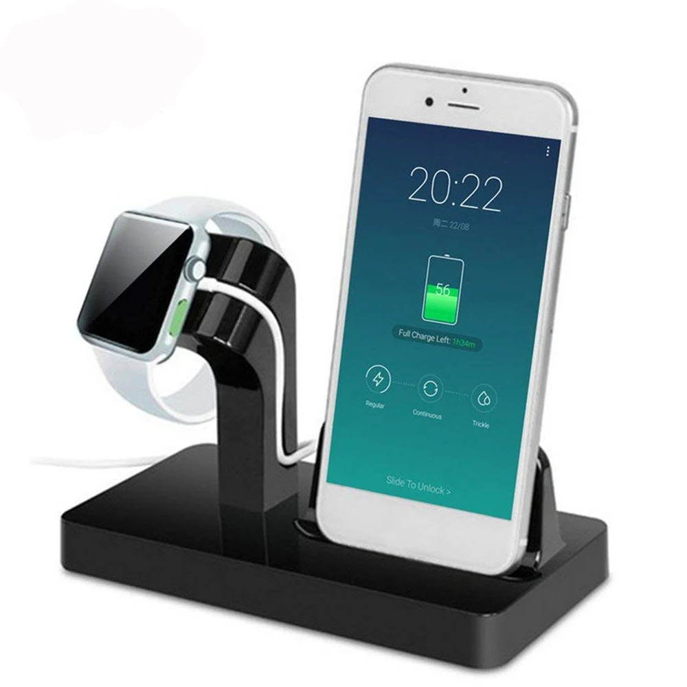 2in1 подставка для Apple watch, версии 5/4/3/2/1 зарядное устройство наручных часов iwatch, ремешок IPhone X 87 7/8 Plus, 6 S, 6 Plus, 6S 5S Магнитная зарядная станция