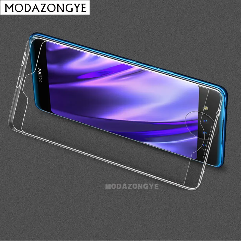 Vivo NEX Dual Display Case Silicone Transparent Soft Back Cover Phone For Nex2 V1821A V1821T 6.39 |