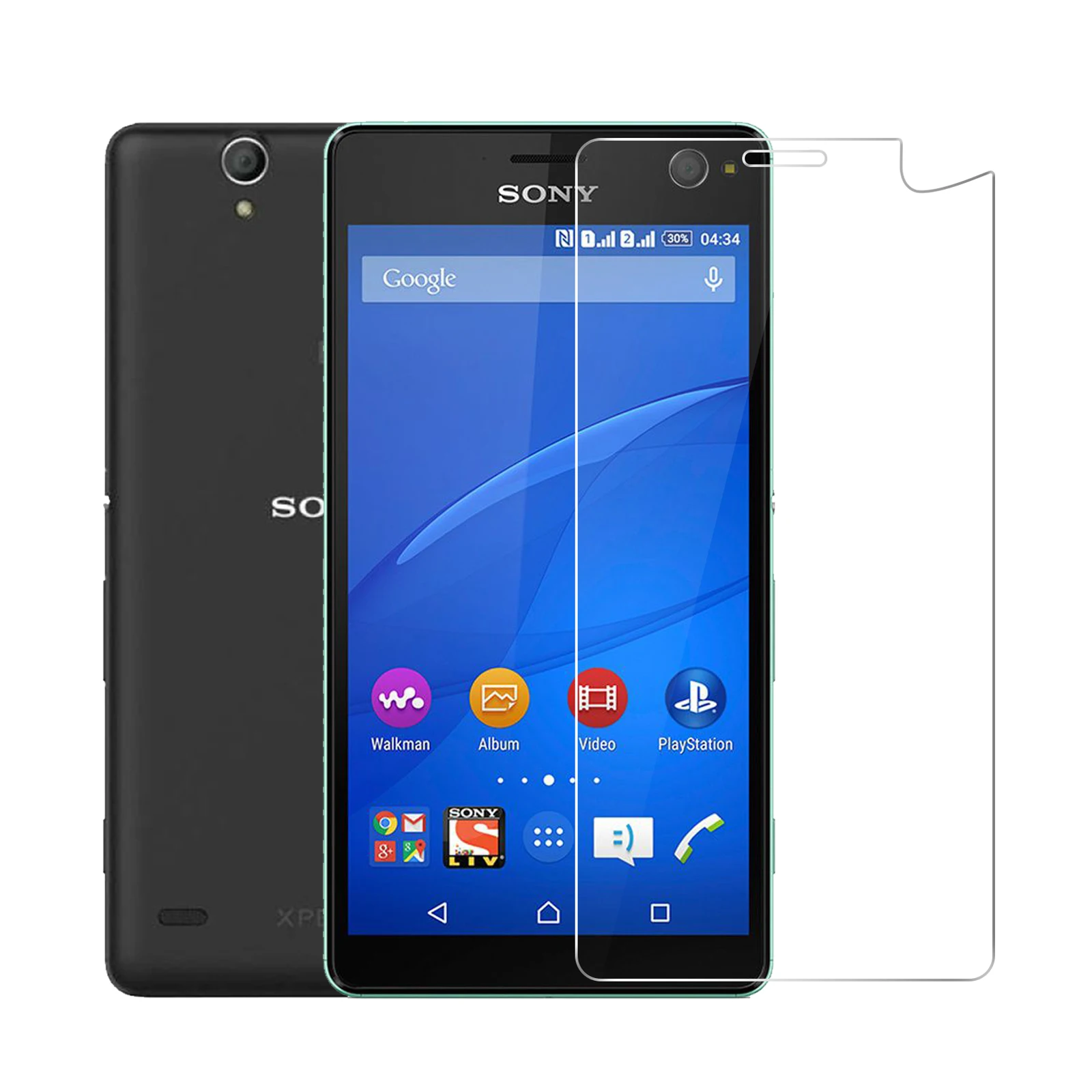 2 шт./партия 2.5D 0 26 мм 9H Премиум Закаленное стекло для Sony Xperia C4 двойной протектор