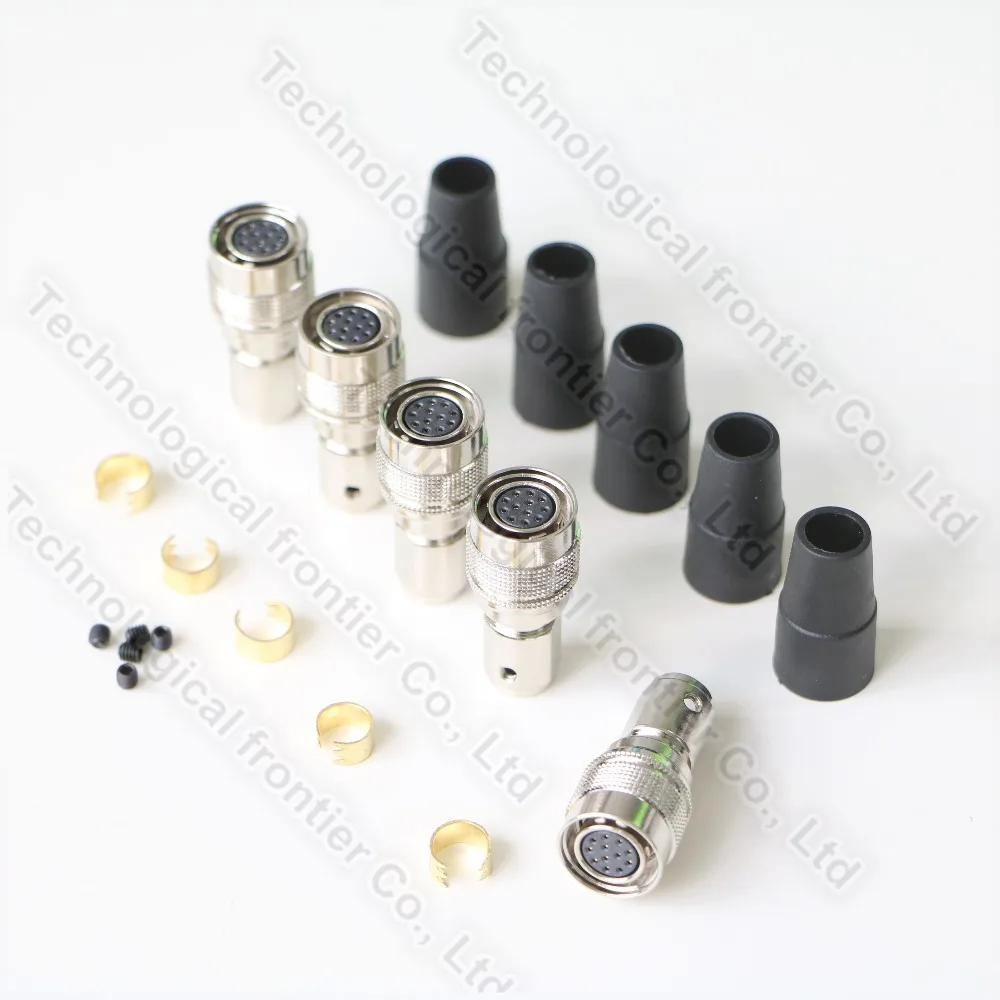 5 шт. Hirose 12 контактный женский разъем совместимый с фотоаппаратами Sony DXC CCD|connector
