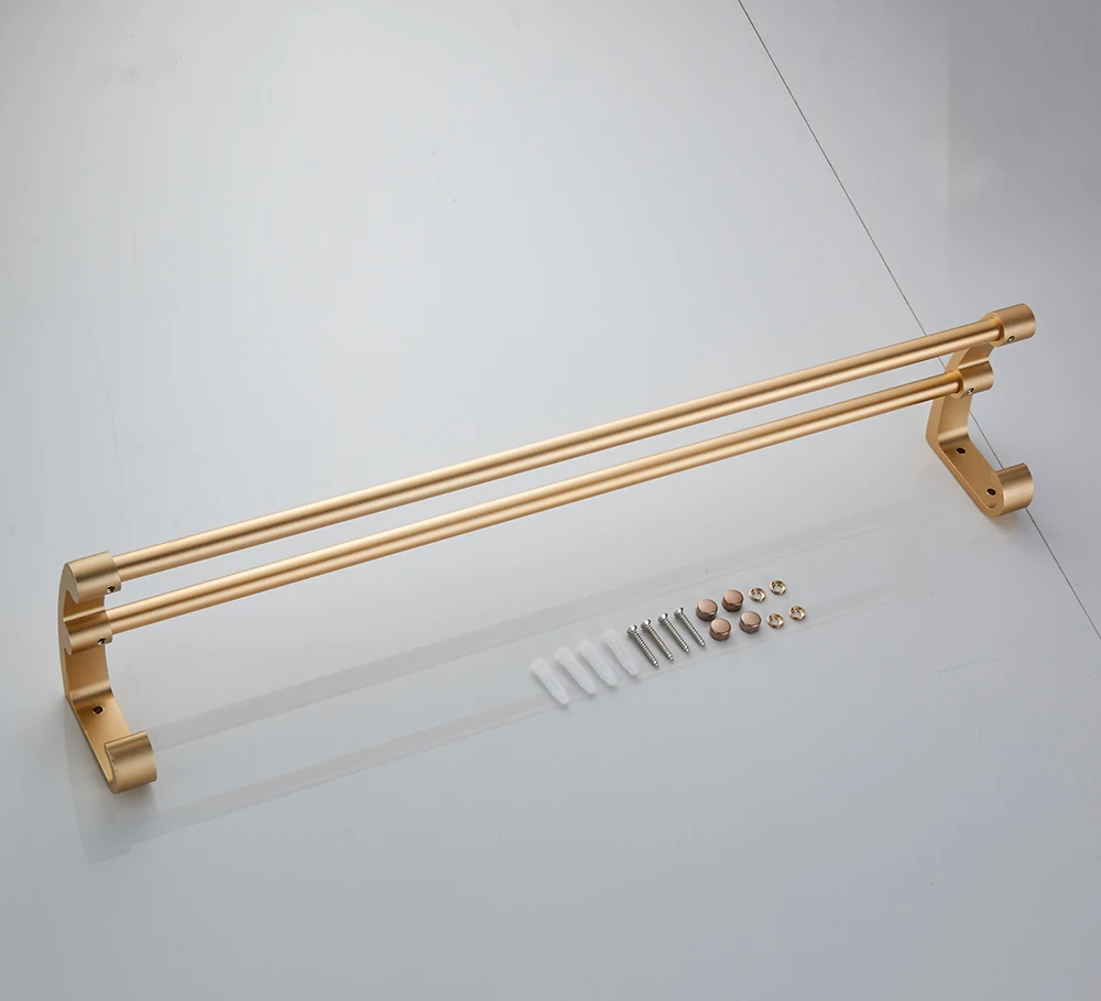 Банные полотенца для ногтей 2 слоя золото серебро настенная вешалка полотенец в