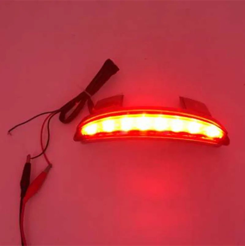 Мотоцикл Красный светодиодный стоп номерной знак задний фонарь ходовой свет