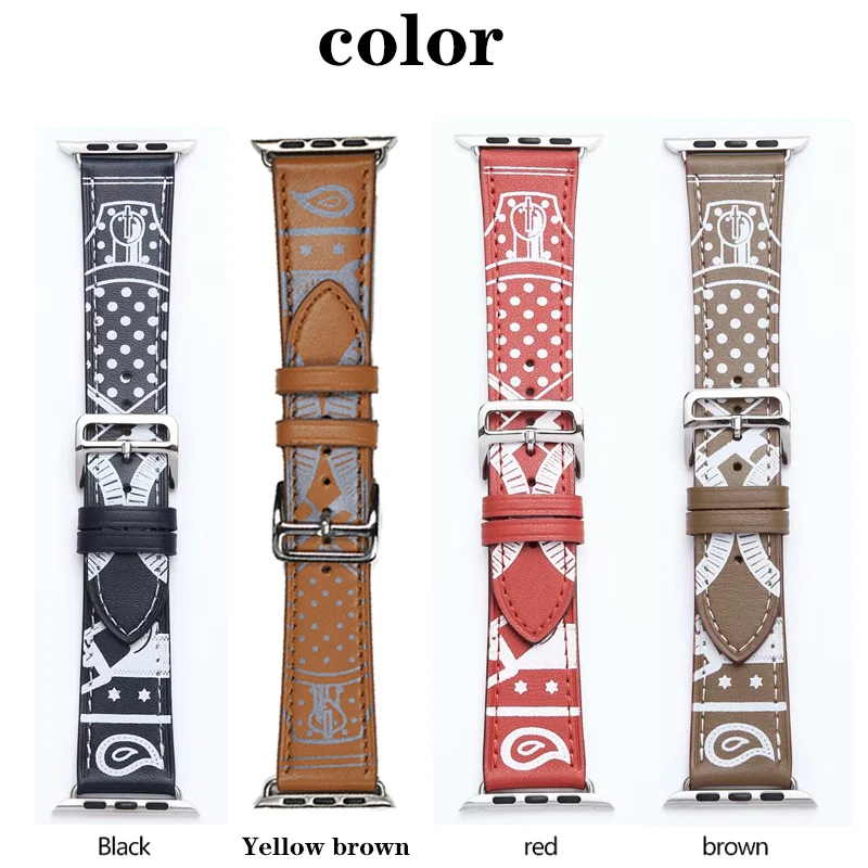 Ремешок кожаный для apple watch band 44 мм и браслет 40 iwatch 4 42 series 3/2/1 38 мм|Ремешки часов| |