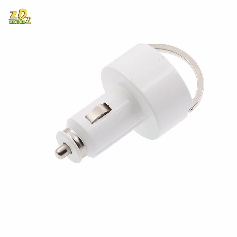 

100 шт., автомобильное зарядное устройство с двумя USB-портами, 5 В, а