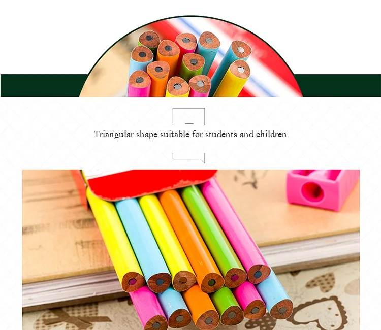 Faber-Castell 1322 HB/2B/2ч карандаши, украшенное мозаикой из драгоценных камней, 12 шт./компл. Профессиональный Traingle карандаш с черными чернилами Цветной тела набор карандашей для рисования