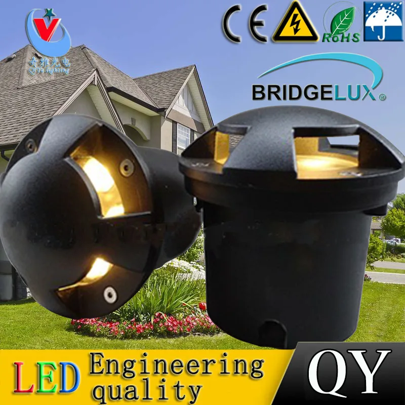 

10Pc/lot 3*2W ground floor recessed lamp foot lamp led underground LIGHT lamps Buried ground 85-265V