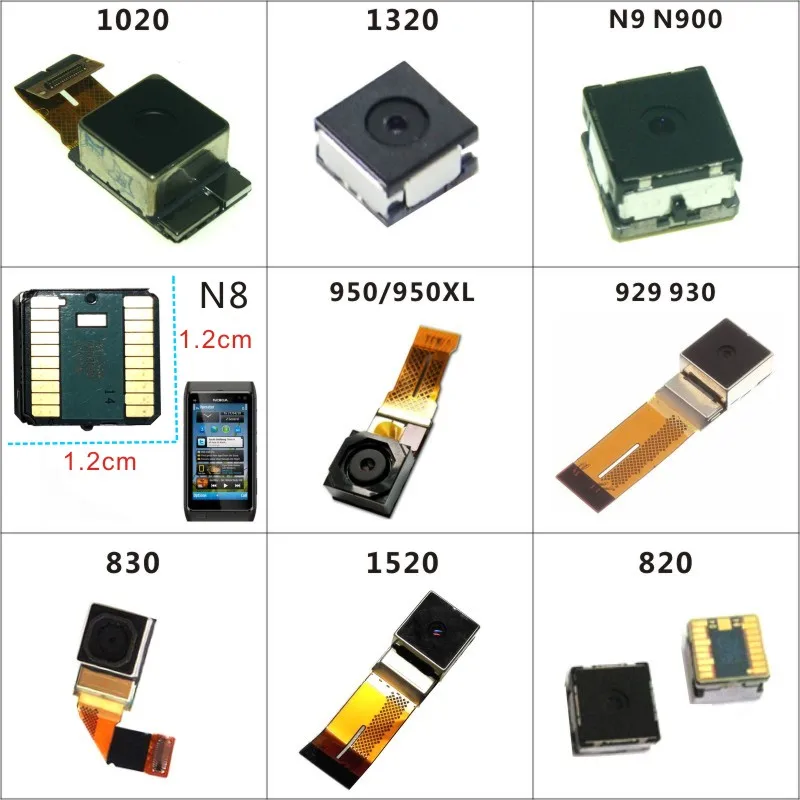 Модуль задней камеры часть гибкого кабеля для Nokia Lumia 950 XL 1020 1320 n9 n8 929 930 830 1520 820