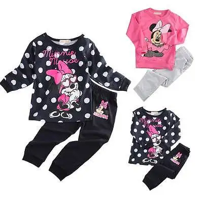 Новинка 2016 комплект одежды для маленьких девочек с милым мультяшным персонажем