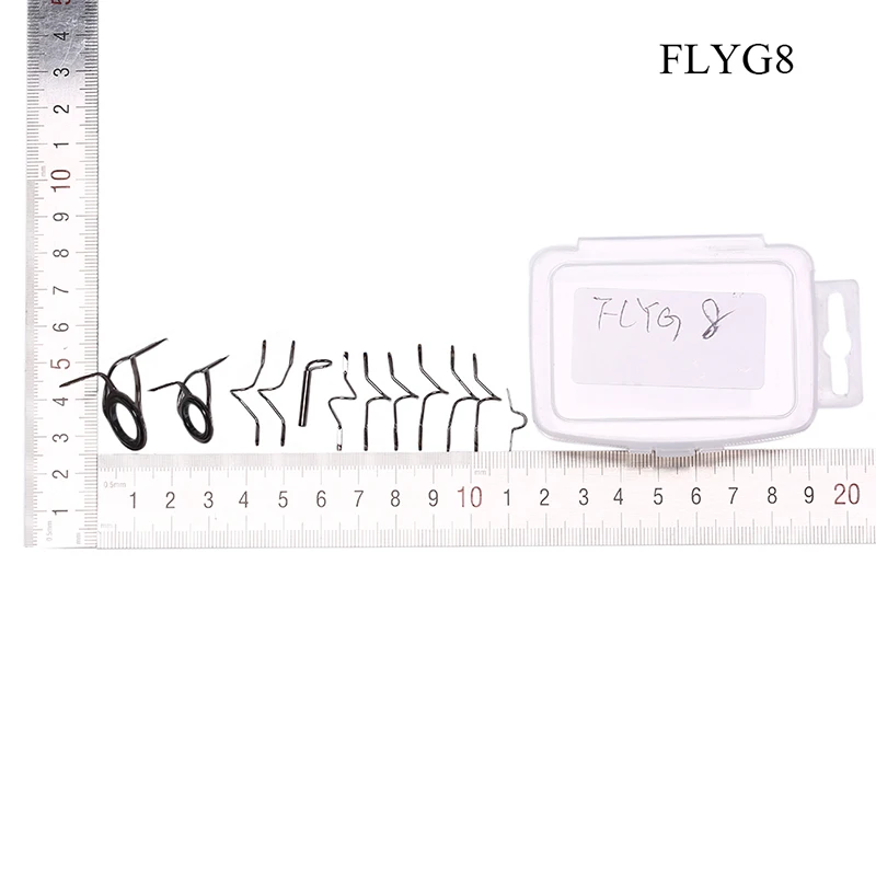 High Quality Fly Rod Guide Set Repair Kit Fishing Building Wrapping 6#/7# Stainless Tip Hook | Спорт и развлечения