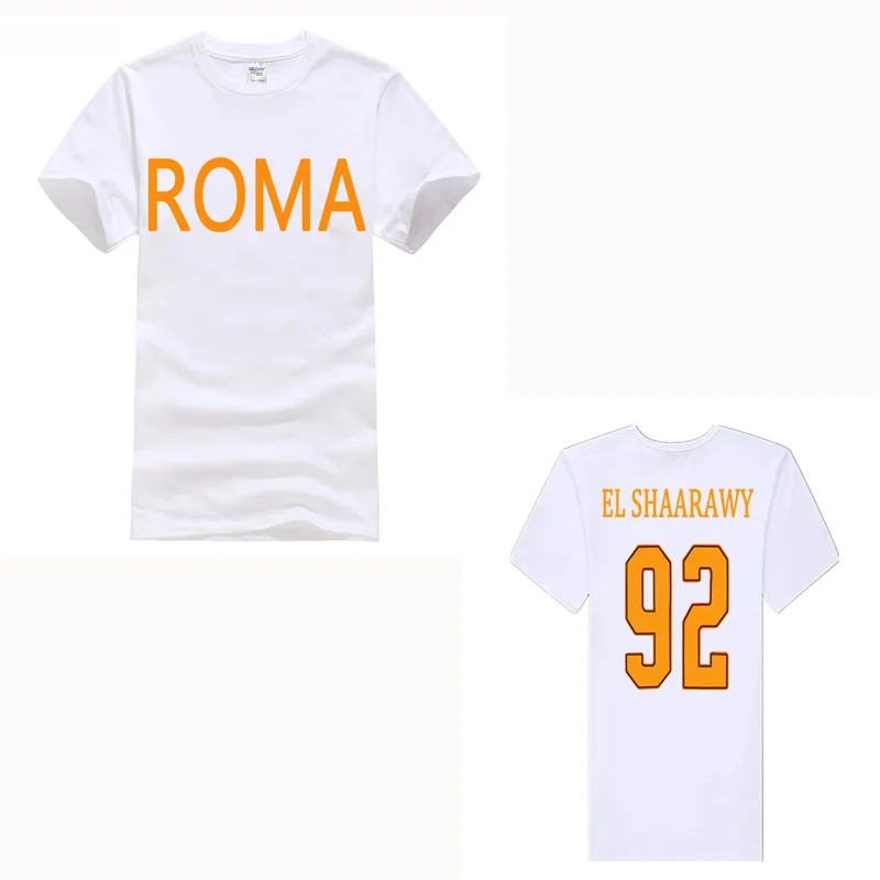 Shaarawy no.92 уникальная хлопковая Футболка с круглым вырезом и короткими рукавами