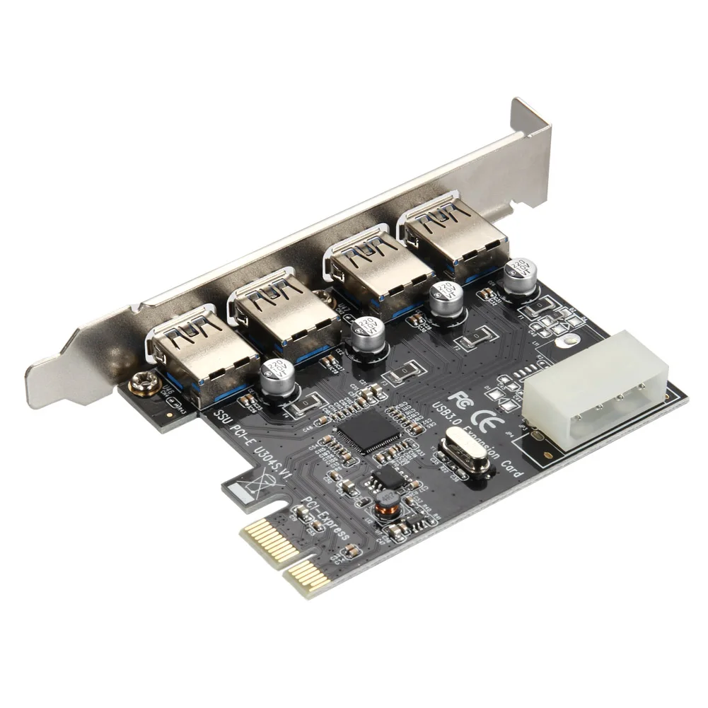 PCI E Express к 4 портам USB 3 0 концентратор адаптер для карты S288| |