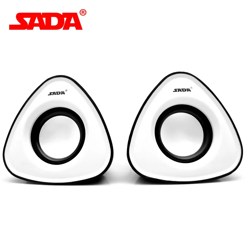 SADA V-183 мини портативный стерео бас пара компьютера USB динамик ПК колонки HD