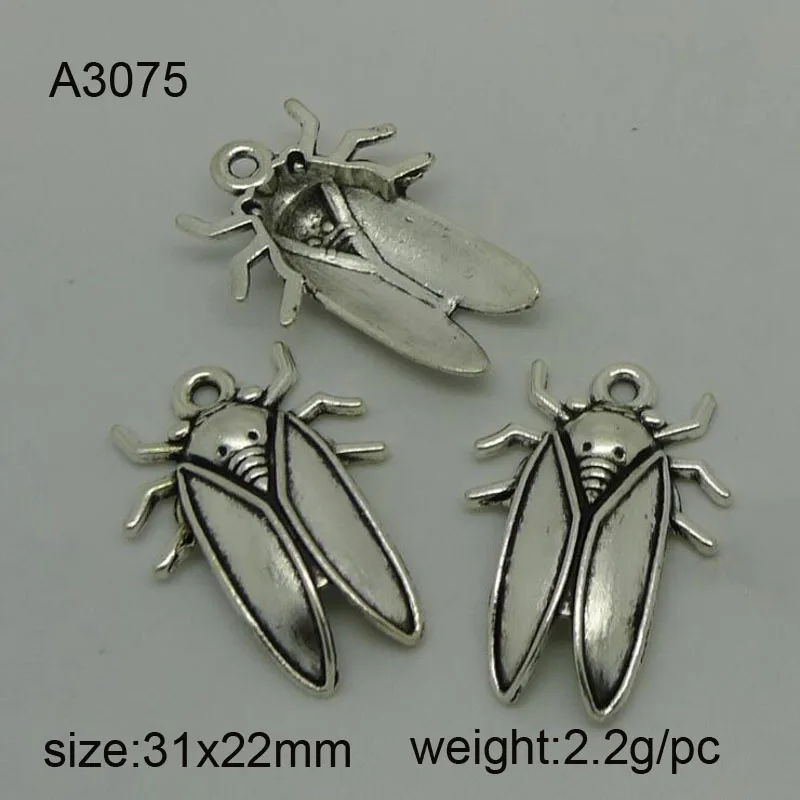 Цикада шармы Модные DIY Металл цинковый сплав ручной работы Ювелирные изделия