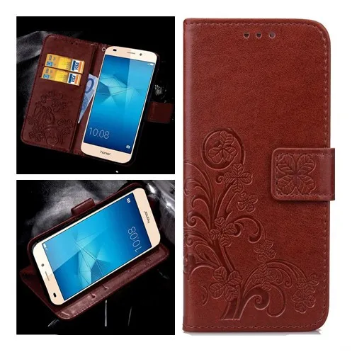 Люкс Ретро Кожа Откидная Крышка Case Для Huawei Honor 5C honor 5 c Бумажник Телефон Мешок Coque С