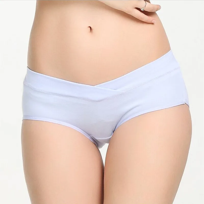 Новые трусы в горошек для беременных женщин нижнее белье трусики с низкой талией