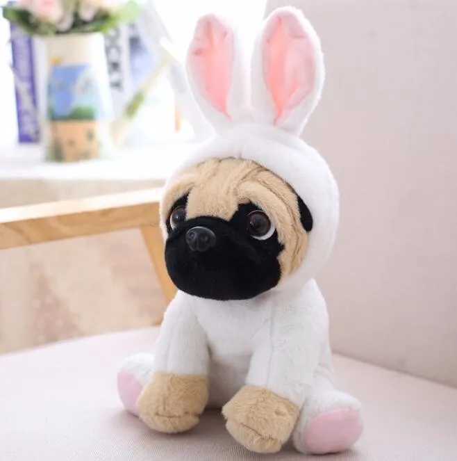 E Kawaii 20 см мягкая модель собаки плюшевые куклы Шарпей Мопс Щенок Плюшевые игрушки для животных для детей день рождения Рождественский подарок - Цвет: E