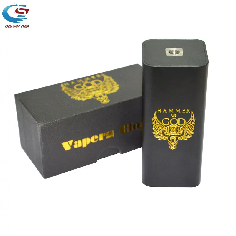 Горячий Молоток Божий V3 коробка vape алюминиевый материал подходит 4 шт. 18650 батарея