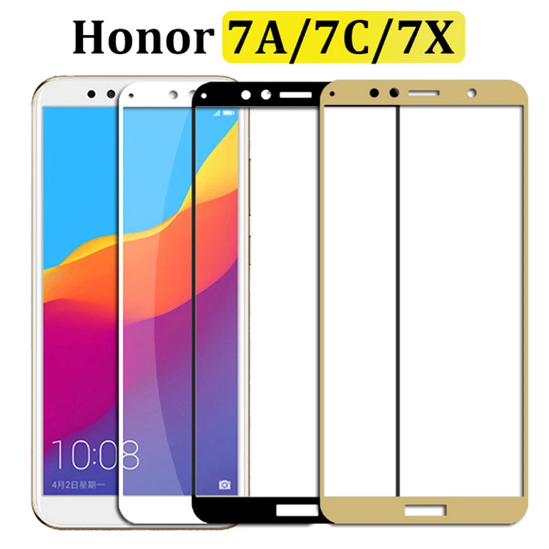 Защитное стекло на Honor 7a для huawei 7x 7c pro 7 a x c a7 c7 x7 защита экрана honer 7apro защита Броня закаленное стекло