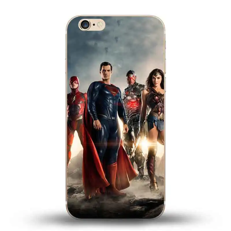 Горячая фильм Лига Справедливости Wonder Woman Мягкие TPU ясно телефон чехлы для huawei P8 P10