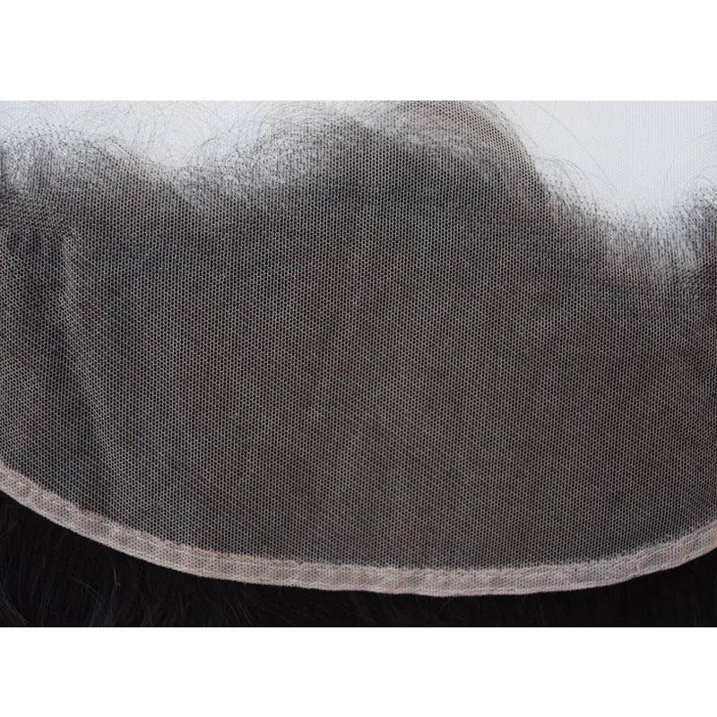 7А Перуанский прямо Кружева Фронтальная Закрытие С Волосами Младенца Отбеленные