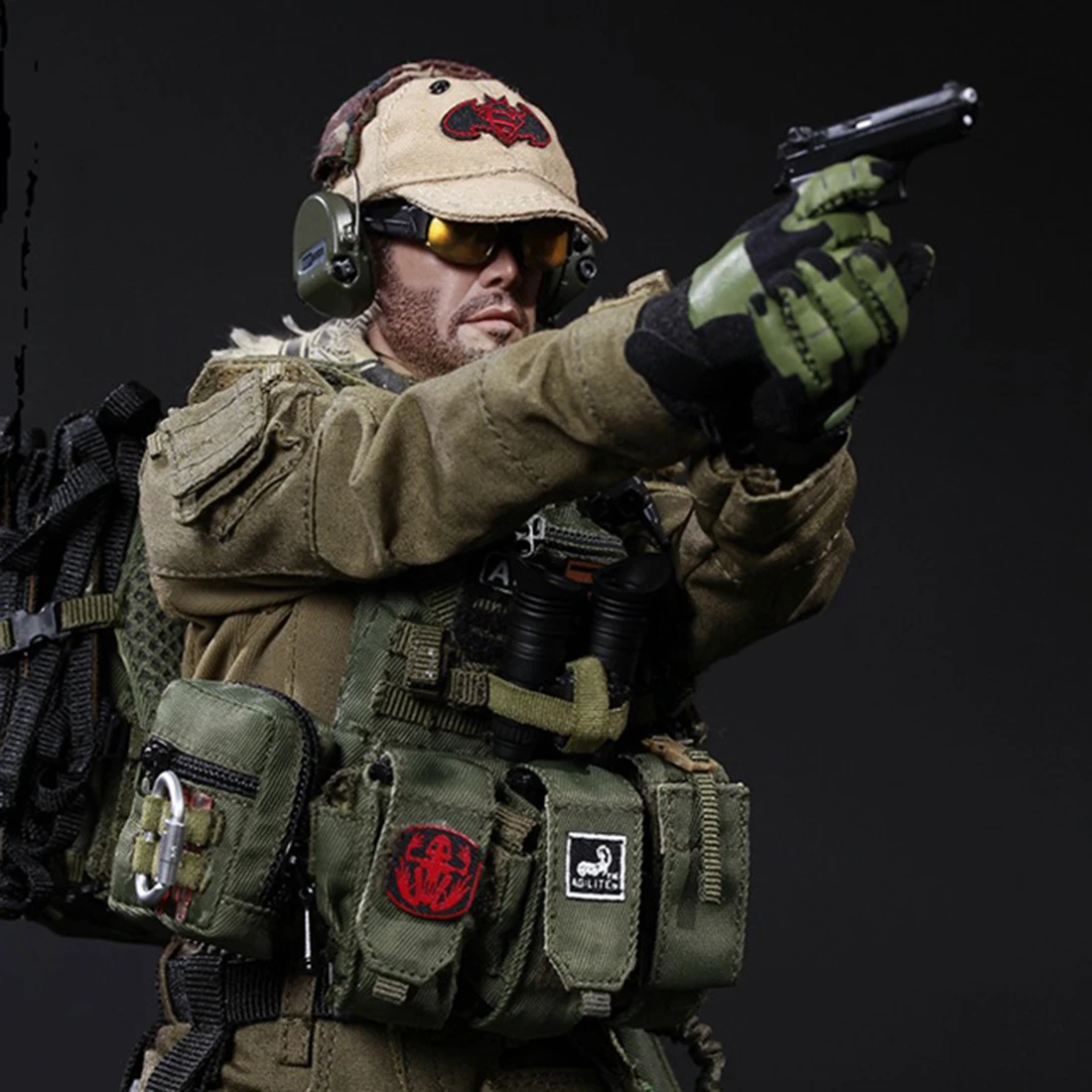 1/6 весы FLAGSET израильский спецназ подвижный фигурку 12 ''коллекционные Военная Униформа Солдат модель игрушечные лошадки для подарок на день рожден