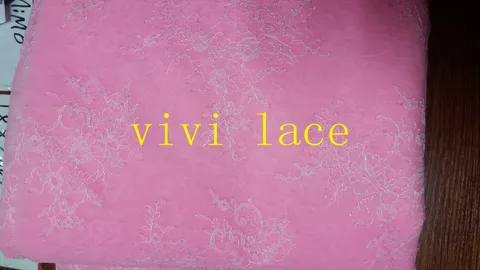 VL004 розовое французское кружево, комбинированное 2 слоя органзы, комбинированное кружево для свадьбы/Вечернего Платья вечерние, доставка по всему миру