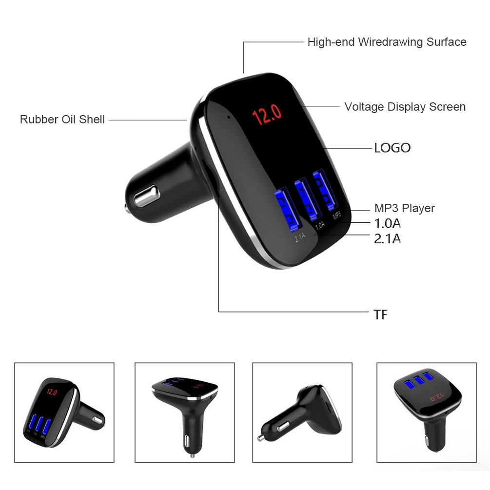 CARGOOL Bluetooth fm передатчик беспроводной адаптер для автомобильного радио Hands free АВТО