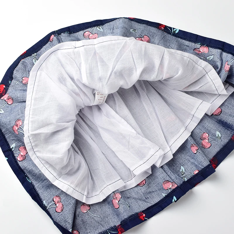 Дети пачка юбки для девочек с принтом вишни юбка Обувь летняя детская одежда