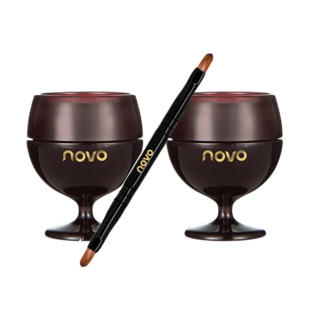 2 шт./лот милый Желейный крем для губ с бокалом красного вина питательный гель