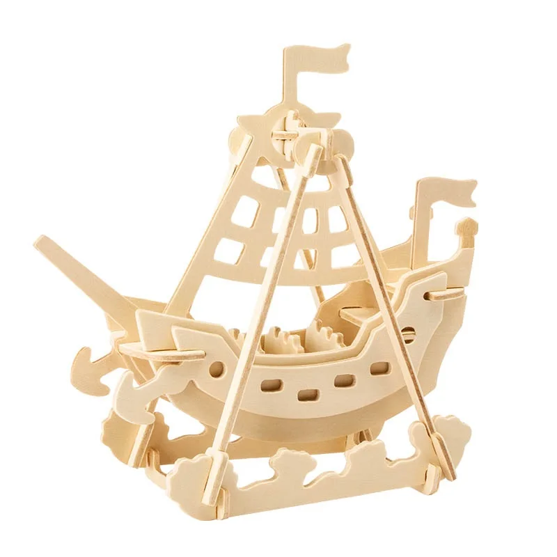 Robud деревянный сборный Самолет Модель 3D Diecasts и игрушечный транспорт Классические