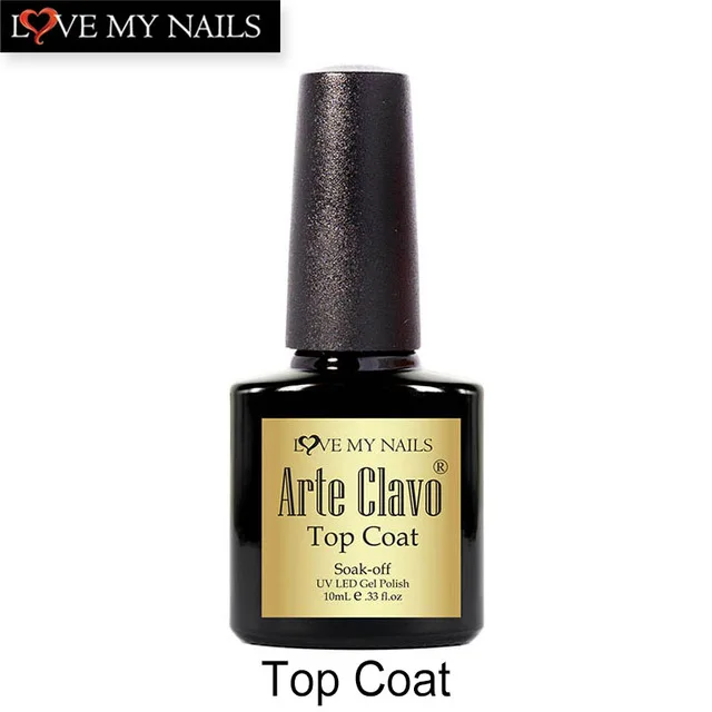 TOP Coat 10ML Arte Clavo, новинка 131, цвета, 15 мл, замачивается, блестящая краска, гель, УФ светодиодный гель, лак для ногтей, Гель-лак, набор для маникюра, Базовое покрытие - Цвет: TOP Coat 10ML