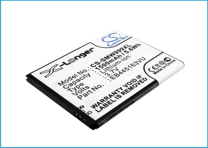 Cameron Sino 1500 мАч аккумулятор EB445163VU для Samsung GT S7530 S7530E S7530L Omnia M SCH W999 SGH W999|cameron sino|battery