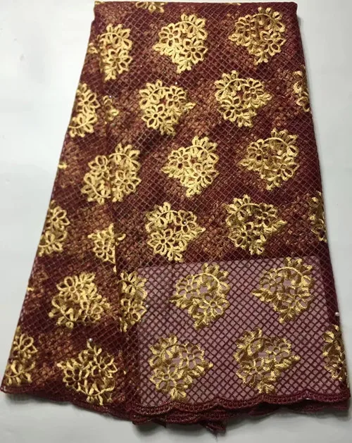 Синий последние африканские шнур кружева 2016 французский чистая Dentelle Ткани для