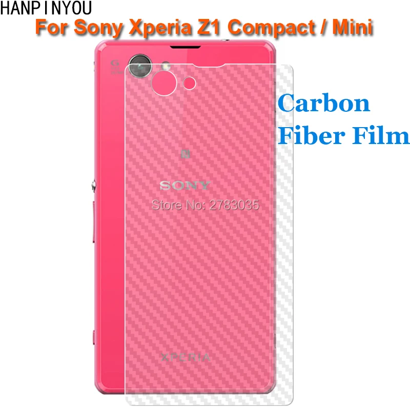 Для Sony Xperia Z1 Compact / Mini 4 3 &quotНовая прочная прозрачная защитная задняя 3D пленка из