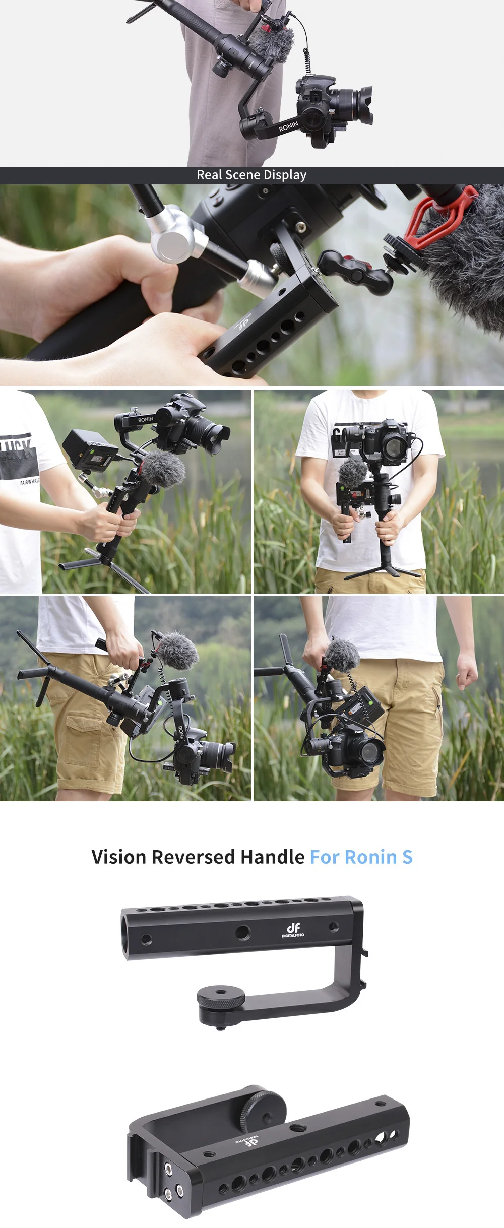 DJI Ronin SC/S Аксессуары многоугольное расширительное оборудование 1/4 3/8 Резьбовое крепление СВЕТОДИОДНЫЙ монитор кран 2 Moza air2 AK2000 AK4000