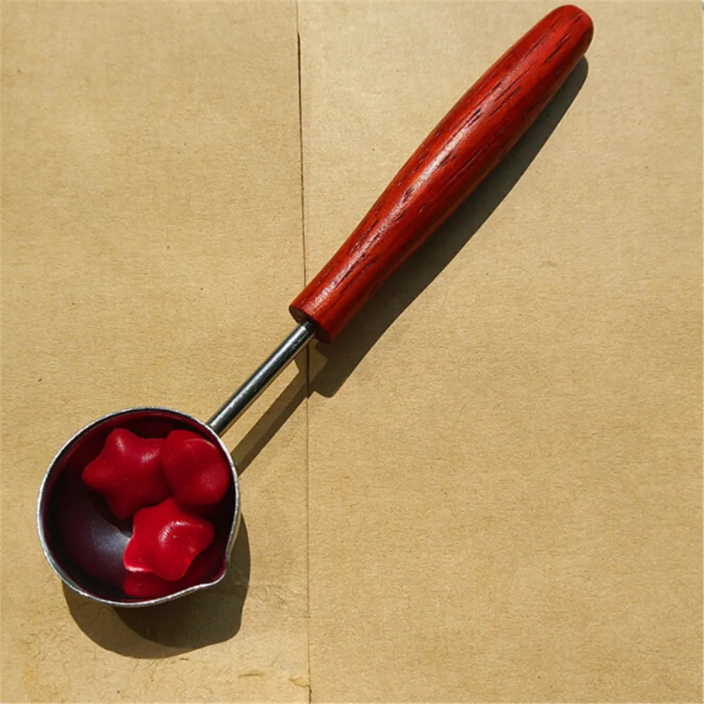 Большая Медная ложка большого размера штамп винтажная с деревянной ручкой