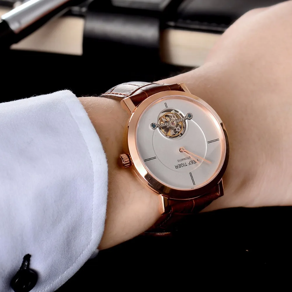 Риф Тигр/RT часы Новый Бизнес Tourbillon механические для Мужские автоматические
