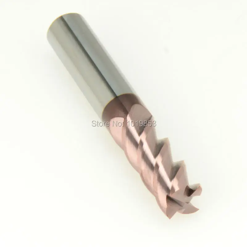 2 шт. SLONS S300 10x10x100L HRC55 Вольфрамовых Твердых сплавов концевые фрезы Фреза для сталь