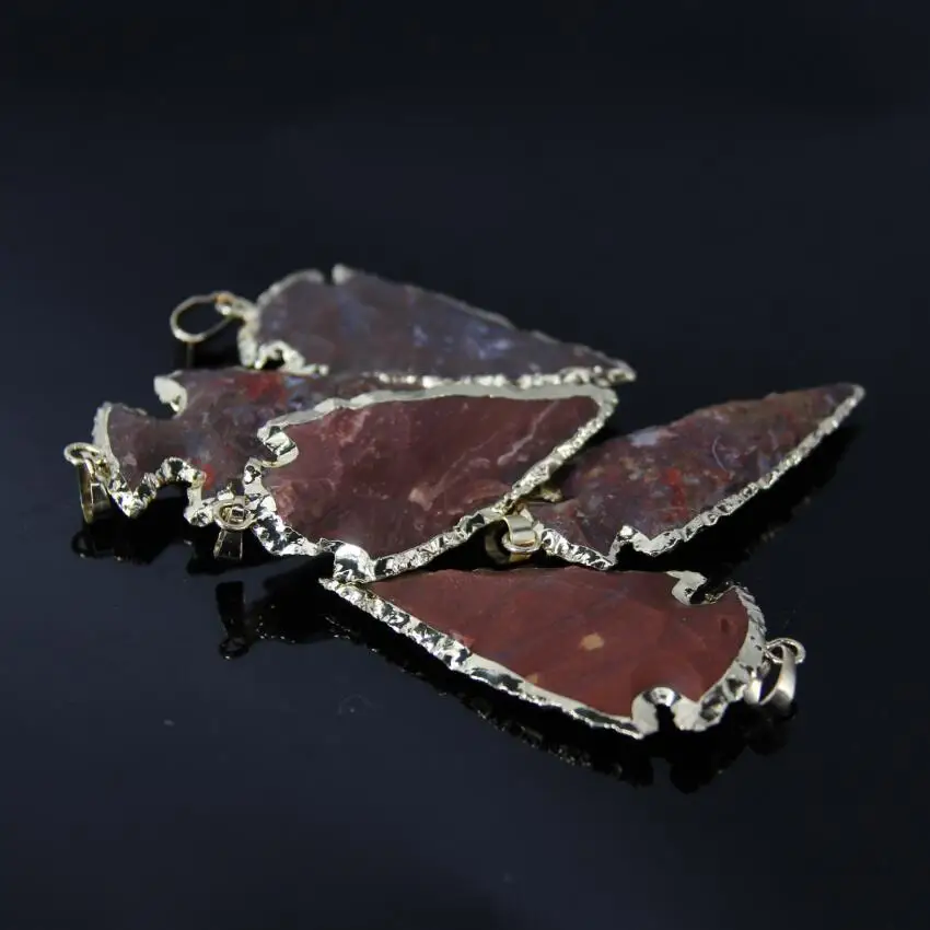 5 шт./лот в форме стрелы натуральные индийских АГ ate плиты произвольной Форме