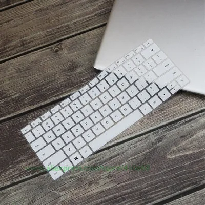 White Силиконовая клавиатура для ноутбука, защитный чехол для HUAWEI Honor MagicBook, ноутбук 14 дюймов, для Magic Book 14, ноутбук - Color: White