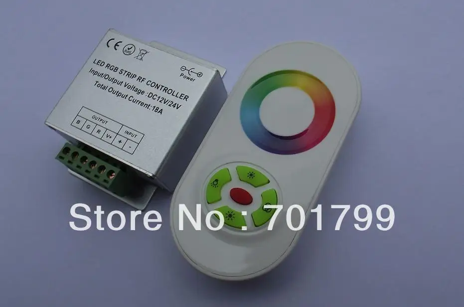 Акция! Светодиодный сенсорный RGB-контроллер Стандартный вход выход макс. 6 А * 3