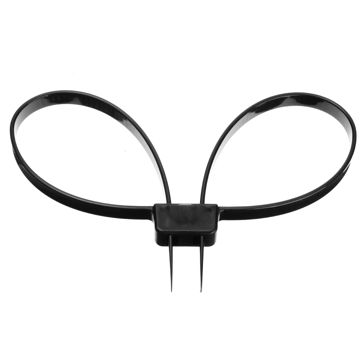 

10Pcs Black Plastic Disposable Double Cuffs Restraint Zip Tie Cuff Self Locking Cuff 12mmx700mm Self Locking Nylon Cable Ties