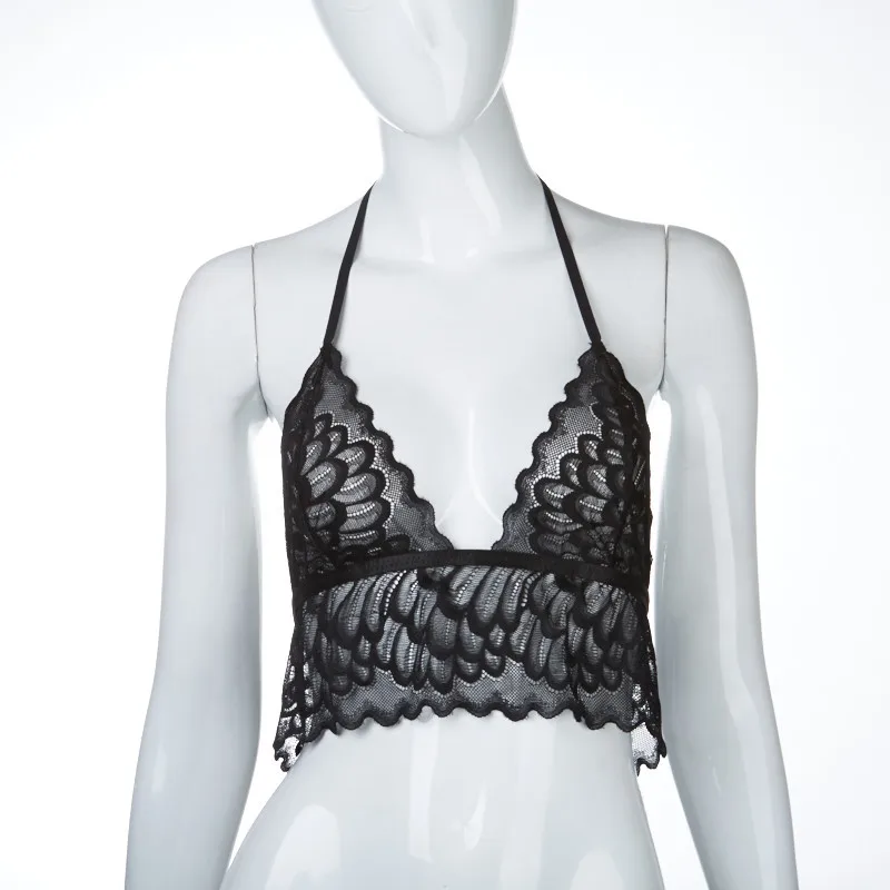 Millyn Лето Для женщин Кружево цветочный Bralet Бюстгальтер Бюстье Растениеводство