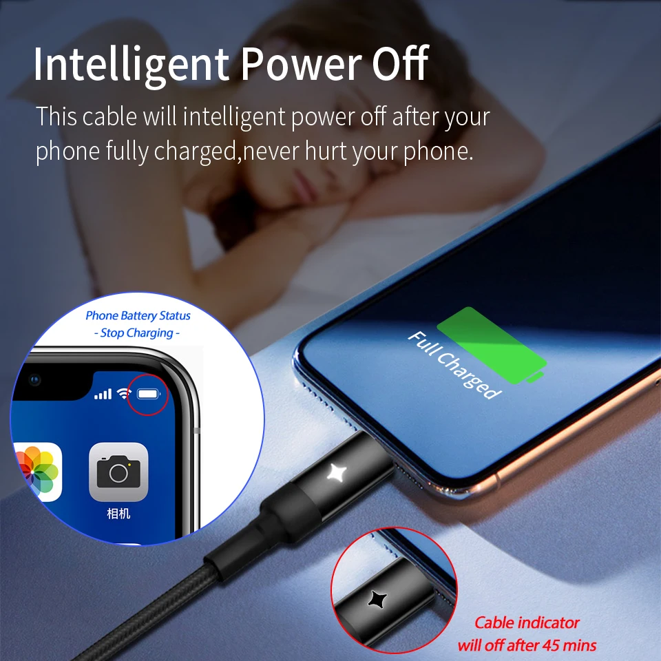 3а Быстрая быстрая зарядка QC 3 0 Led Light Usb Type C кабель для Xiaomi Mi A3 A2 9t cc9 Samsung Galaxy A50 S10 |