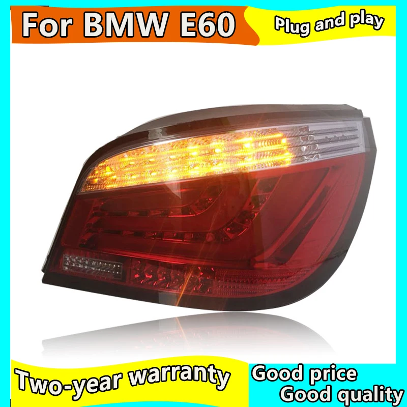 Автомобильный Стайлинг задний фонарь чехол для BMW E60 520i 525i 528i 530i 540i 2004 2007 светодиодный фонарь|Фара авто в