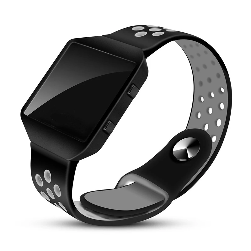 Bemorcabo для Fitbit Blaze полосы с рамкой, силиконовый сменный дышащий спортивный ремешок Браслет для Fitbit Blaze