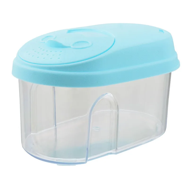 Hoomall 400/800/1600ml Multifunctional Blue Storage Crisper Kitchen Tool Grain Bean Rice Box Container Case Organizer | Дом и сад