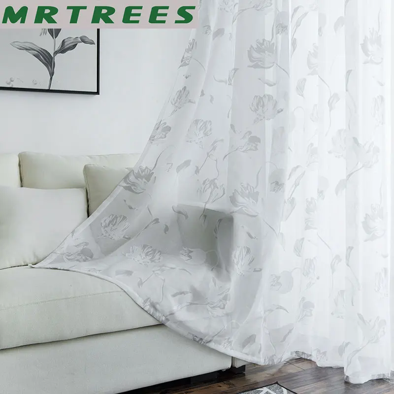 MRTREES тюль для гостинной тюль для спальни тюль на кухню гардины для Гостиная Спальня тюль для дома окна тюль для кухни Шторы