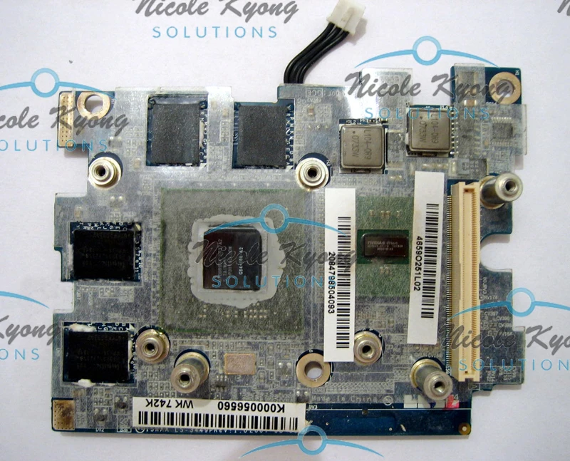 Видеокарта WK742 WK743 G84 600 A2 8600M 965 K000056560 VGA для ноутбука Toshiba P200 P205 X205 X200|video card laptop|toshiba